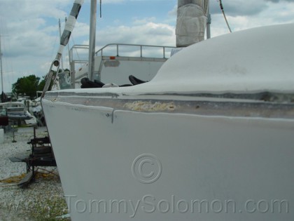 Backstay Plate Failure / Cap-Hull Separation - 8