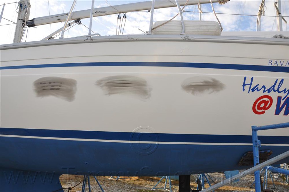 Bavaria 34 - Cosmetic Gel-Coat Repair - 2