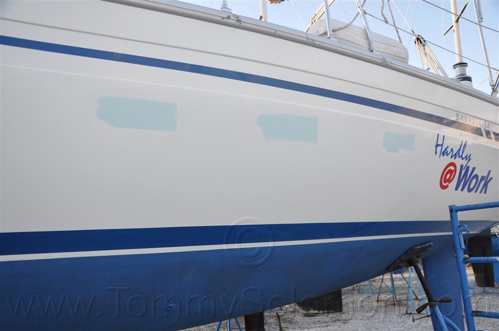 Bavaria 34 - Cosmetic Gel-Coat Repair - 8