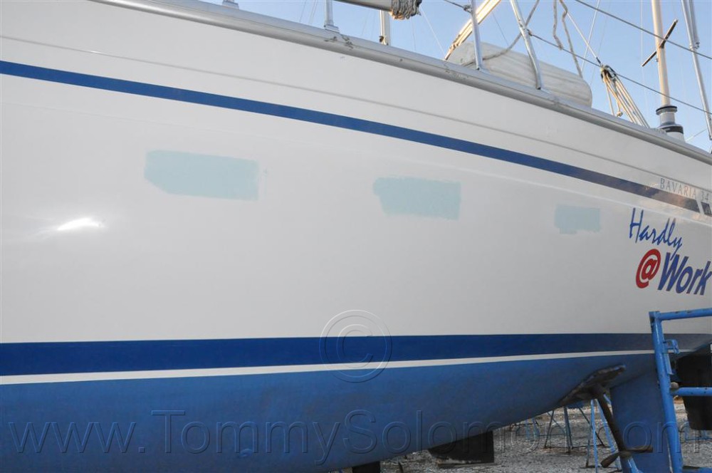 Bavaria 34 - Cosmetic Gel-Coat Repair - 9