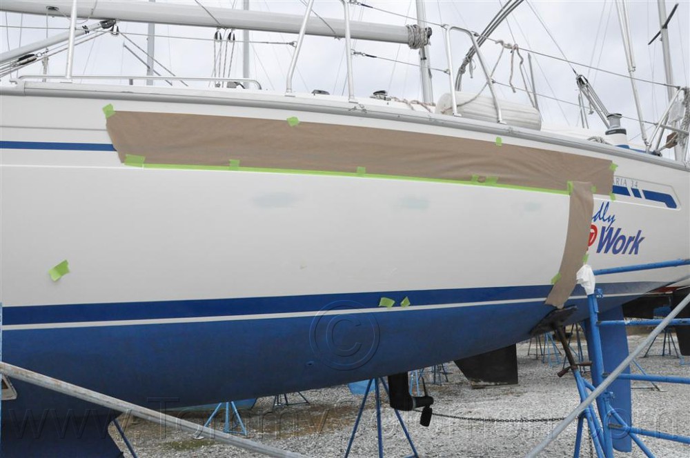 Bavaria 34 - Cosmetic Gel-Coat Repair - 20