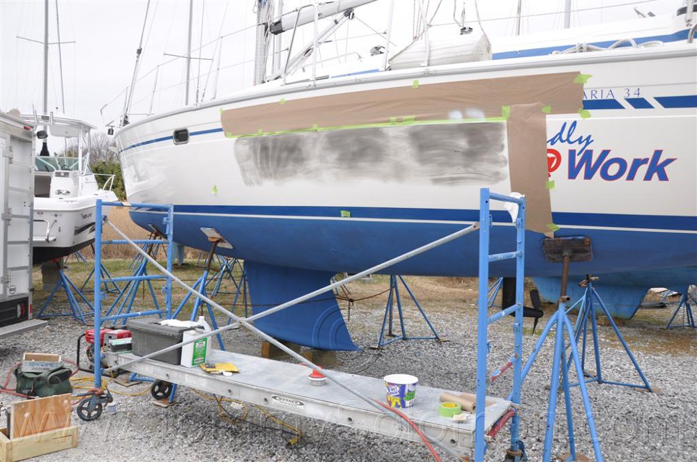 Bavaria 34 - Cosmetic Gel-Coat Repair - 26