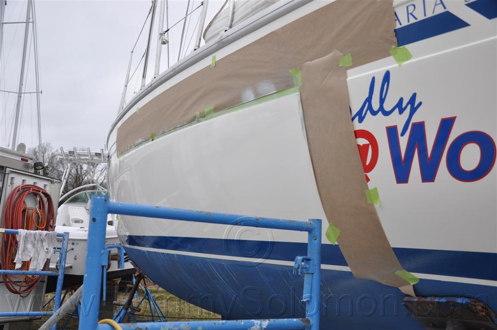 Bavaria 34 - Cosmetic Gel-Coat Repair - 29