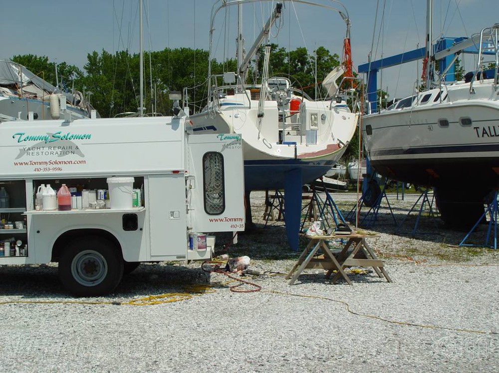 Bavaria 34, glass, gel-match repair - 14