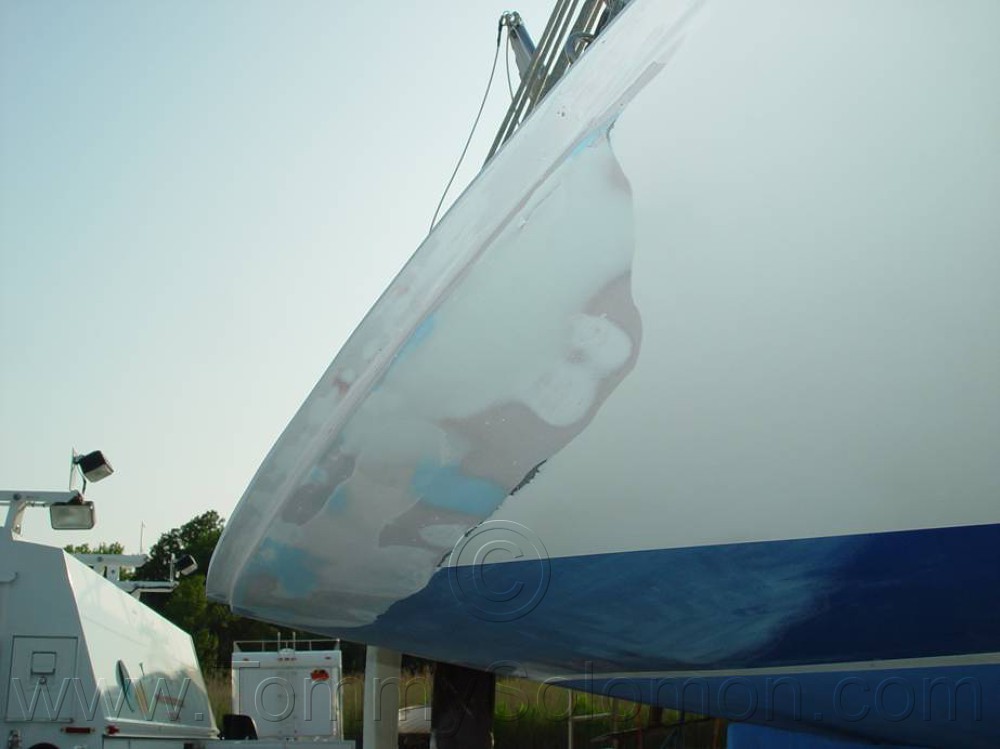 Bavaria 34, glass, gel-match repair - 16