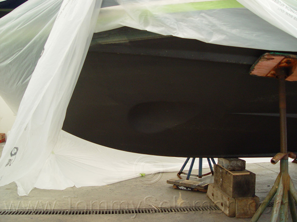 Bow Thruster 47 Riviera Install - 1