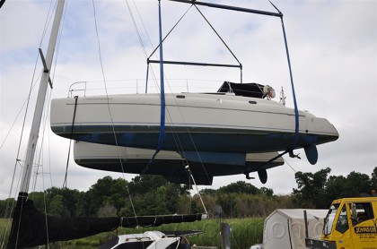 38' Fountaine Pajot, Electrical Panel Fire Damage - 23