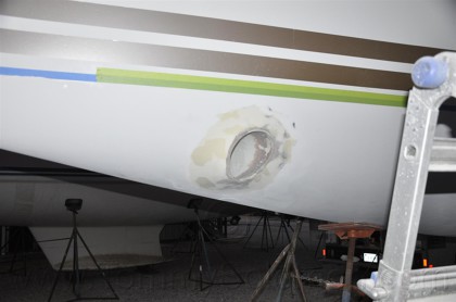 Jeanneau 495 Bow Thruster & Inner liner adjustment - 63