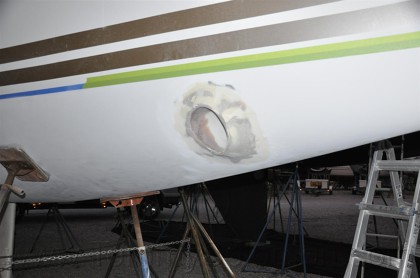Jeanneau 495 Bow Thruster & Inner liner adjustment - 64