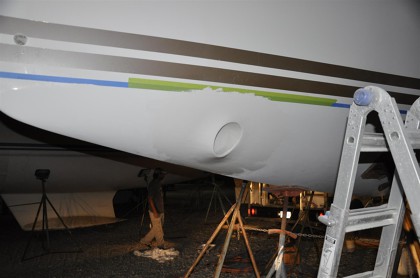Jeanneau 495 Bow Thruster & Inner liner adjustment - 65