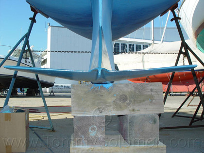 Lead Wing Keel straightened after grounding - 19