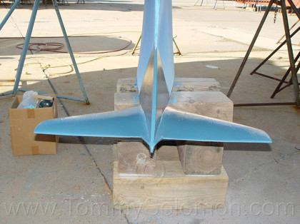 Lead Wing Keel straightened after grounding - 21