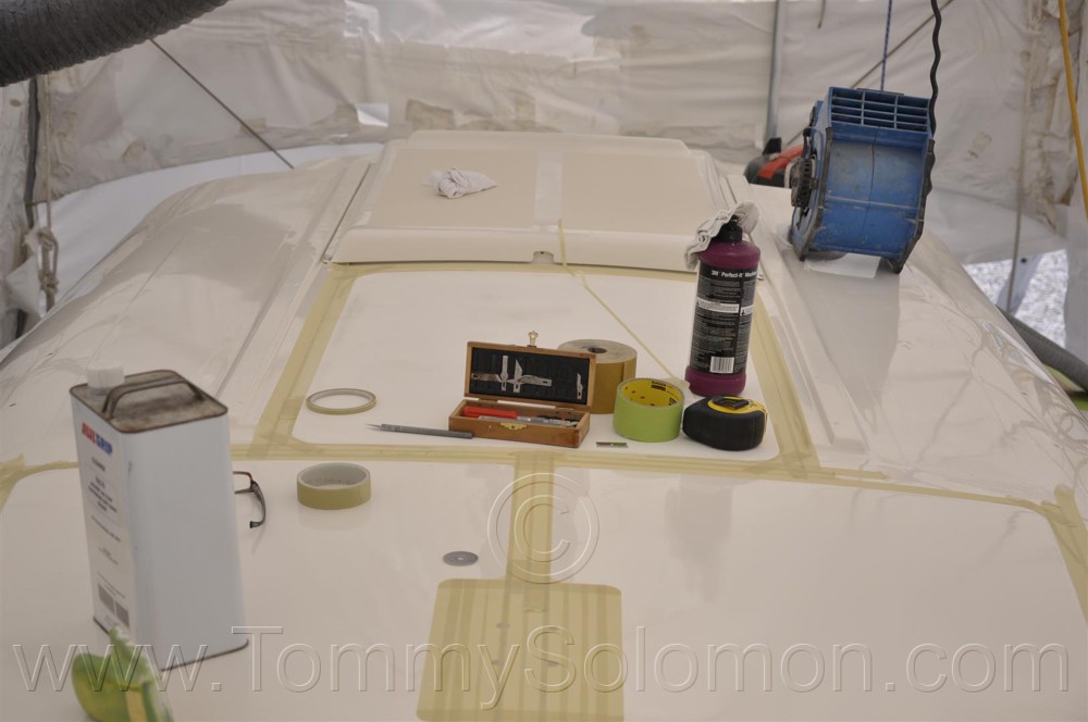 Mast Base Failure Results in Entire Cabin Top Re-Core - 139
