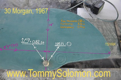 1967 Morgan 30 Swing Keel/Center Board Dimensions - 3