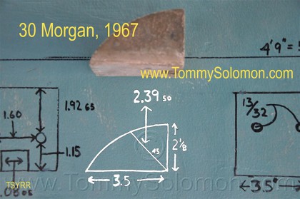 1967 Morgan 30 Swing Keel/Center Board Dimensions - 14