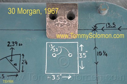 1967 Morgan 30 Swing Keel/Center Board Dimensions - 15
