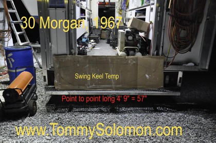 1967 Morgan 30 Swing Keel/Center Board Dimensions - 23
