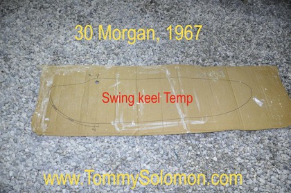 1967 Morgan 30 Swing Keel/Center Board Dimensions - 24