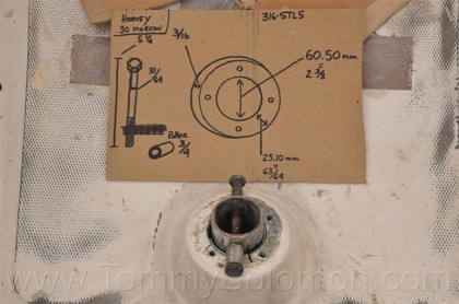 1967 Morgan 30 Tiller to Edson Wheel Conversion - 58