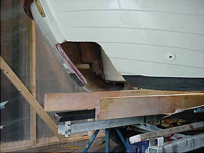 Sea Otter Hull Side Restoration (1999) - 11