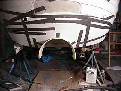 Sea Otter Hull Side Restoration (1999) - 18
