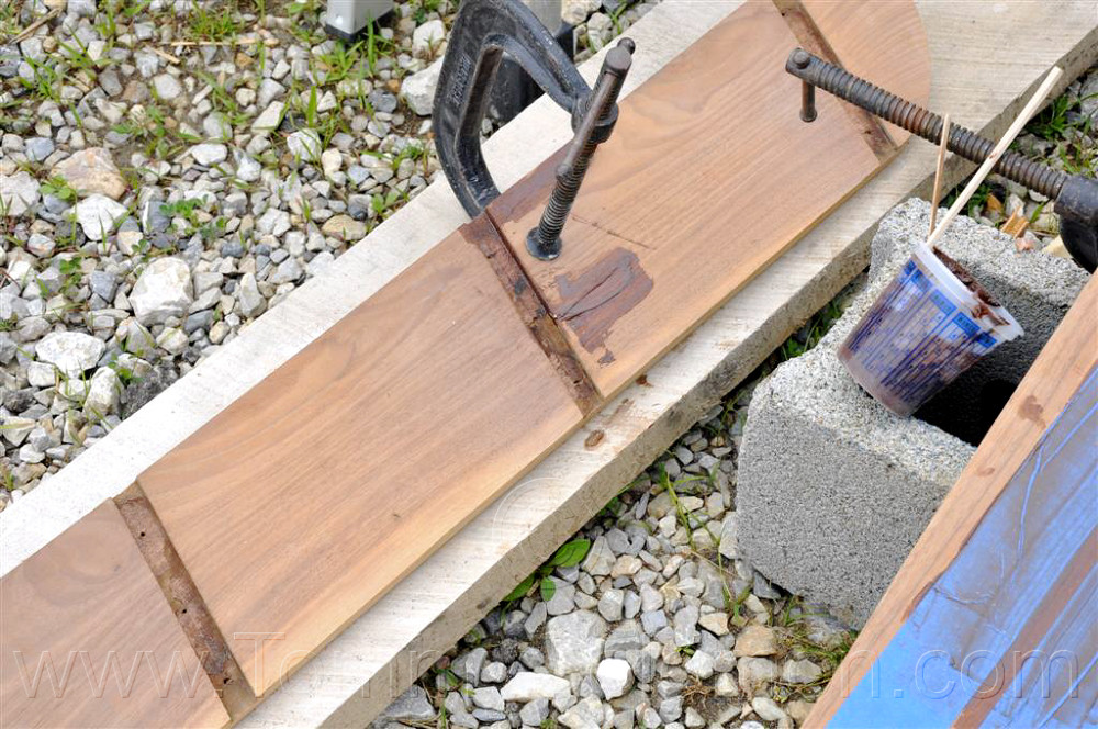 Teak Companionway Ladder Refurb - 13