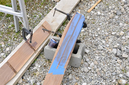 Teak Companionway Ladder Refurb - 12