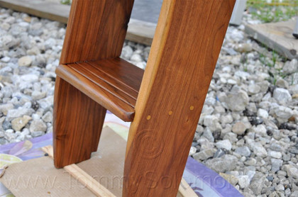 Teak Companionway Ladder Refurb - 34