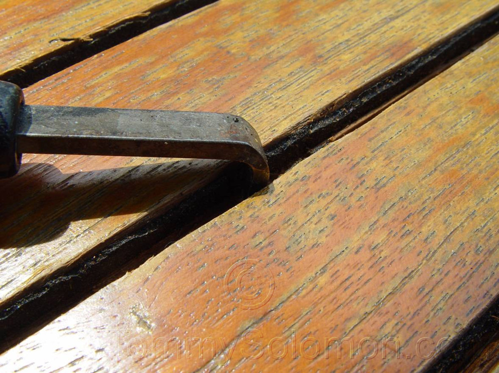 Teak Seam-Joint Re-Bed - 6