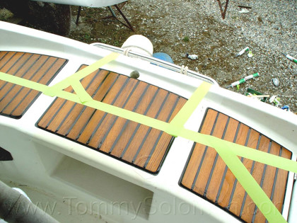 Teak Seam-Joint Re-Bed - 38