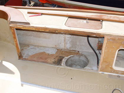 Custom Cabin Cruiser Panel Rot - 7
