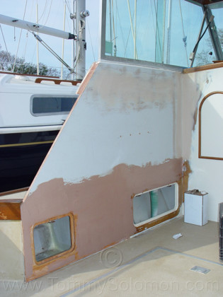 Custom Cabin Cruiser Panel Rot - 11