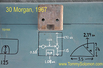 Swing Keel/Center Board Dimensions